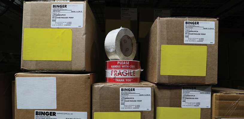 boxes-of-labels-on-a-shelf-in-the-Binger-Shipping-Supplies-warehouse