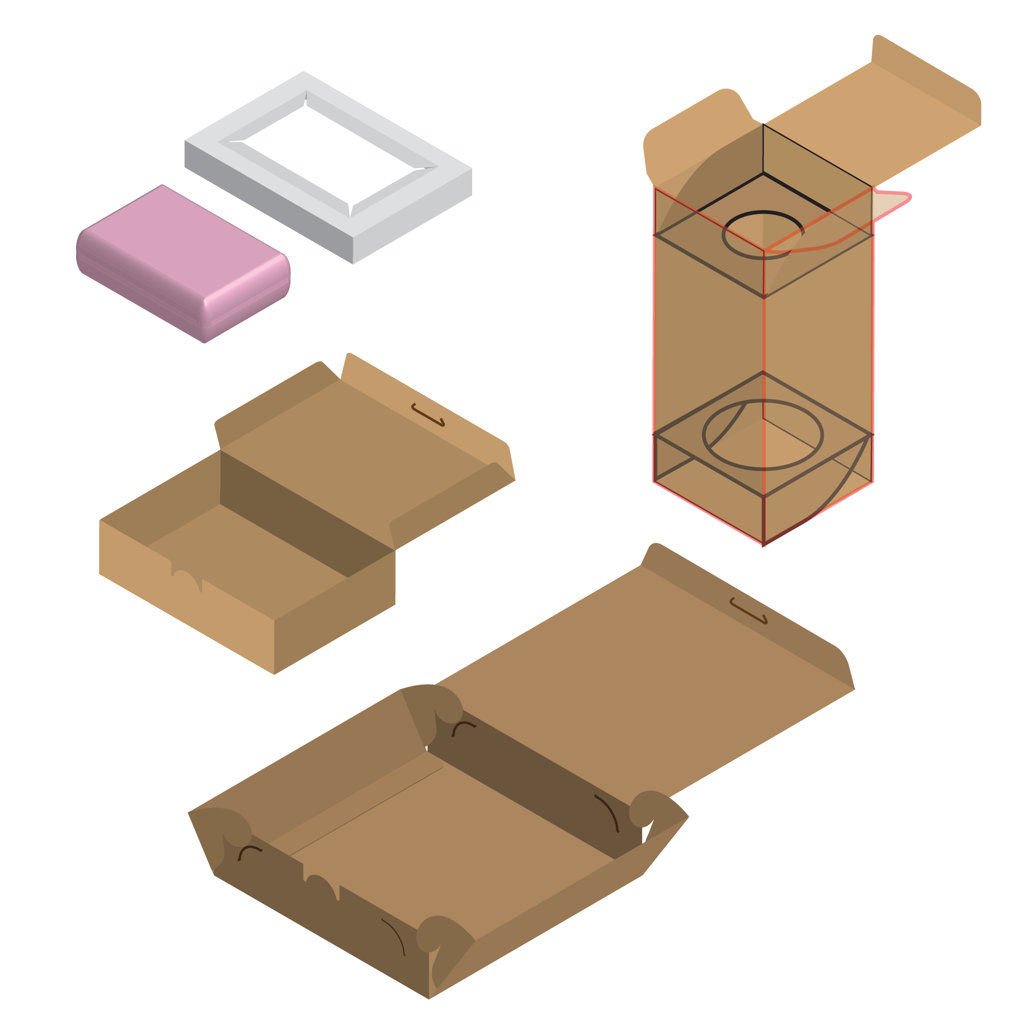 prototypes of custom packaging solutions